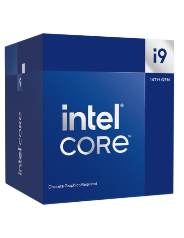 CPU, INTEL, Desktop, Core i9, i9-14900F, Raptor Lake, 2000 MHz, Cores 24, 36MB, Socket LGA1700, 65 Watts, BOX, BX8071514900FSRN