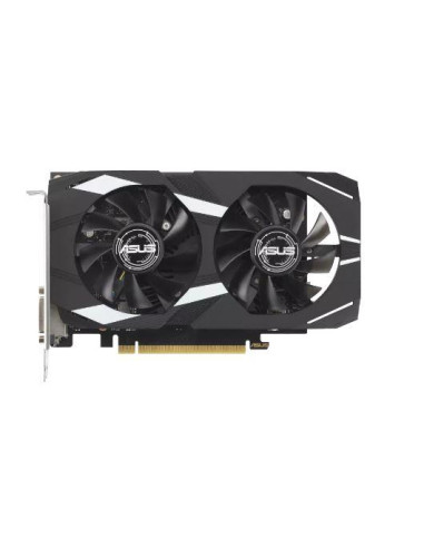 Graphics Card, ASUS, NVIDIA GeForce RTX 3050, 6 GB, GDDR6, 96 bit, PCIE 4.0 16x, Dual Slot Fansink, 1xDVI-D, 1xHDMI, 1xDisplayP