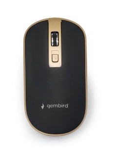 MOUSE USB OPTICAL WRL BLACK/GOLD MUSW-4B-06-BG GEMBIRD