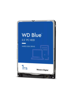 HDD, WESTERN DIGITAL, Blue, 1TB, SATA 3.0, 128 MB, 5400 rpm, 2,5", Thickness 7mm, WD10SPZX