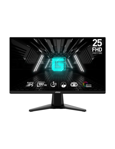 LCD Monitor, MSI, G255F, 24.5", Gaming, Panel IPS, 1920x1080, 16:9, 180 Hz, 1 ms, G255F