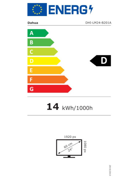 LCD Monitor, DAHUA, DHI-LM24-B201A, 23.8", Business, Panel IPS, 1920x1080, 100Hz, 5 ms, Colour Black, LM24-B201A