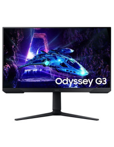 LCD Monitor, SAMSUNG, 27", Gaming, Panel VA, 1920x1080, 16:9, 180Hz, 1 ms, Swivel, Pivot, Height adjustable, Tilt, Colour Black