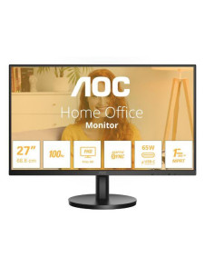 LCD Monitor, AOC, 27B3CA2, 27", Business, Panel IPS, 1920x1080, 16:9, 100 Hz, Matte, 1 ms, Speakers, Tilt, 27B3CA2