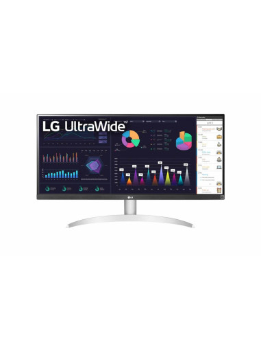 LCD Monitor, LG, 29WQ600-W, 29", 21 : 9, Panel IPS, 2560x1080, 21:9, 5 ms, Speakers, Tilt, 29WQ600-W