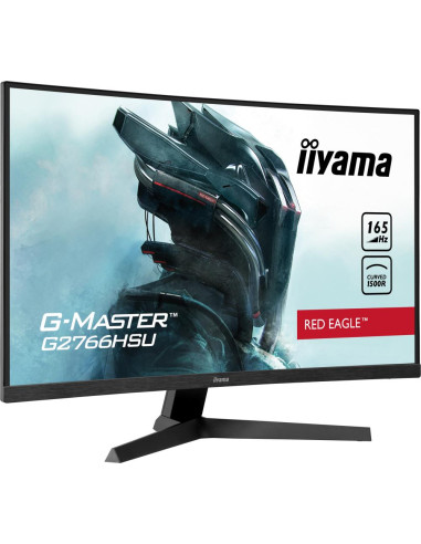 LCD Monitor, IIYAMA, G2766HSU-B1, 27", Gaming/Curved, Panel VA, 1920x1080, 16:9, 165Hz, Matte, 1 ms, Speakers, G2766HSU-B1