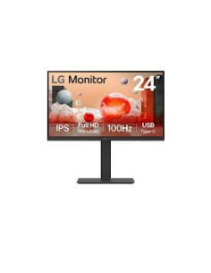 LCD Monitor, LG, 23.8", Business, Panel IPS, 1920x1080, 16:9, 100 Hz, 5 ms, Swivel, Pivot, Height adjustable, Tilt, 24BA650-B