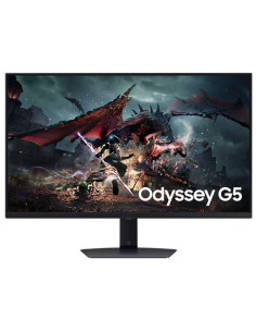 LCD Monitor, SAMSUNG, 27", Gaming, Panel IPS, 2560x1440, 16:9, 180Hz, 1 ms, Swivel, Pivot, Height adjustable, Tilt, Colour Blac