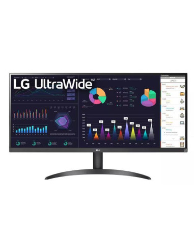 LCD Monitor, LG, 34WQ500-B, 34", Business/21 : 9, Panel IPS, 2560x1080, 21:9, 100hz, Matte, 5 ms, Tilt, Colour Black, 34WQ500-B