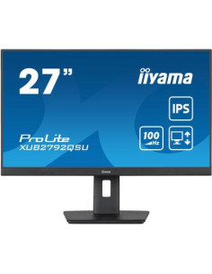 LCD Monitor, IIYAMA, 27", Business, Panel IPS, 2560x1440, 16:9, 100Hz, Matte, 0.4 ms, Speakers, Swivel, Pivot, Height adjustabl