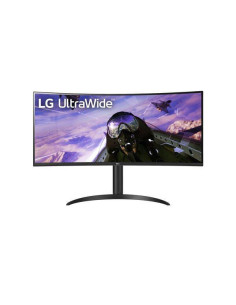 LCD Monitor, LG, 34WP65CP-B, 34", Gaming/Curved/21 : 9, Panel VA, 3440x1440, 21:9, 160Hz, Matte, 1 ms, Speakers, Height adjusta