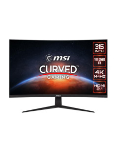 LCD Monitor, MSI, G321CU, 31.5", 4K/Curved, Panel VA, 3840x2160, 16:9, 144Hz, Matte, 4 ms, Tilt, G321CU