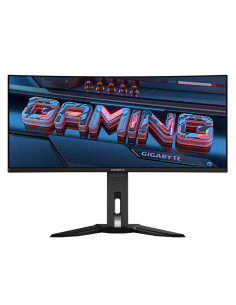 LCD Monitor, GIGABYTE, MO34WQC, 34", Gaming/21 : 9, Panel OLED, 3440x1440, 21:9, 175 ??, 0.03 ms, Speakers, Colour Black, MO34W