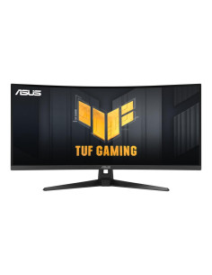 LCD Monitor, ASUS, TUF Gaming VG34VQ3B, 34", Gaming/Curved, Panel VA, 3440x1440, 16:9, 180Hz, 1 ms, Speakers, 90LM0AA0-B01170