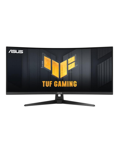 LCD Monitor, ASUS, TUF Gaming VG34VQ3B, 34", Gaming/Curved, Panel VA, 3440x1440, 16:9, 180Hz, 1 ms, Speakers, 90LM0AA0-B01170