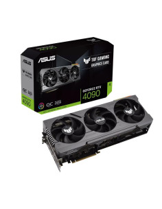 Graphics Card, ASUS, NVIDIA GeForce RTX 4090, 24 GB, GDDR6X, 384 bit, PCIE 4.0 16x, 2xHDMI, 3xDisplayPort, TUF-RTX4090-O24G-GAM