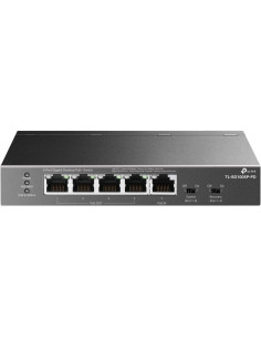 Switch, TP-LINK, TL-SG1005P-PD, Desktop/pedestal, 5x10Base-T / 100Base-TX / 1000Base-T, PoE+ ports 5, TL-SG1005P-PD