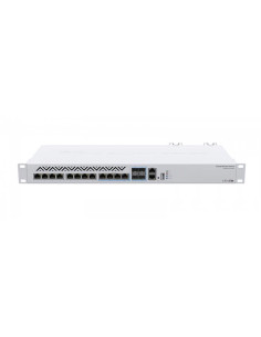 Switch, MIKROTIK, Type L3, Rack 1U, 8x10Base-T / 100Base-TX, 4xSFP, 1xRJ45, CRS312-4C+8XG-RM