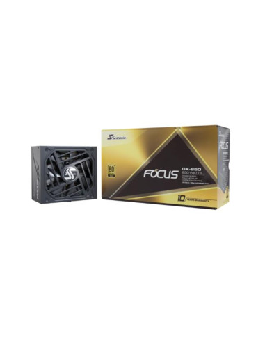 Power Supply, SEASONIC, FOCUS GX ATX 3.0, 850 Watts, Efficiency 80 PLUS GOLD, MTBF 100000 hours, FOCUS-GX-850-V4