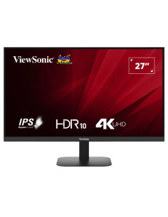 LCD Monitor, VIEWSONIC, VA2708-4K-HD, 27", Panel IPS, 3840x2160, 16:9, 60 Hz, Matte, 4 ms, Tilt, Colour Black, VA2708-4K-HD