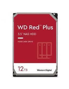 HDD, WESTERN DIGITAL, Red Plus, 12TB, SATA 3.0, 256 MB, 7200 rpm, 3,5", WD120EFBX