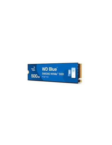 SSD, WESTERN DIGITAL, Blue SN5000, 500GB, M.2, PCIe Gen4, NVMe, Write speed 4000 MBytes/sec, Read speed 5000 MBytes/sec, 2.38mm