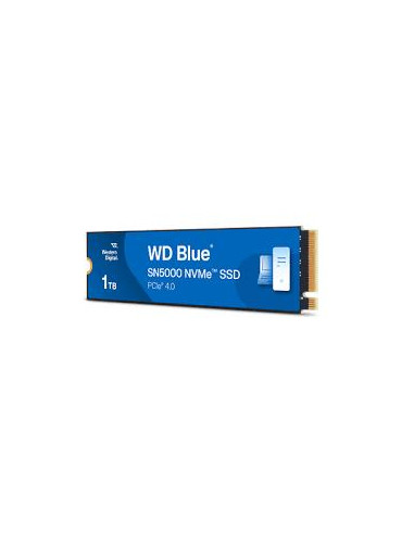 SSD, WESTERN DIGITAL, Blue SN5000, 1TB, M.2, PCIe Gen4, NVMe, Write speed 4900 MBytes/sec, Read speed 5150 MBytes/sec, 2.38mm, 