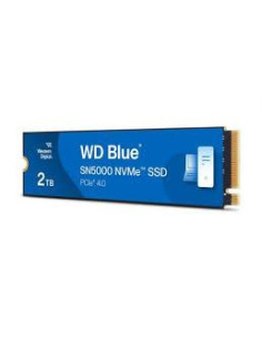 SSD, WESTERN DIGITAL, Blue SN5000, 2TB, M.2, PCIe Gen4, NVMe, Write speed 4850 MBytes/sec, Read speed 5150 MBytes/sec, 2.38mm, 