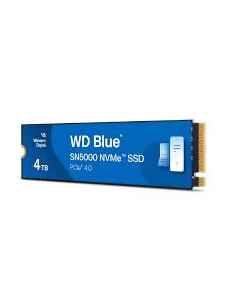 SSD, SANDISK, Blue SN5000, 4TB, M.2, NVMe, Write speed 5000 MBytes/sec, Read speed 5500 MBytes/sec, 2.38mm, TBW 1200 TB, WDS400