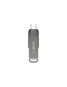 MEMORY DRIVE FLASH USB3.1 64GB/D400 LJDD400064G-BNQNG LEXAR