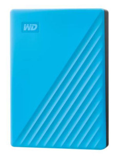 External HDD, WESTERN DIGITAL, My Passport, 6TB, USB 2.0, USB 3.2, Sky Blue, WDBR9S0060BBL-WESN