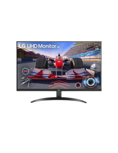 LCD Monitor, LG, 31.5", 4K, Panel VA, 3840x2160, 16:9, 4 ms, Speakers, Swivel, Pivot, Height adjustable, Tilt, Colour Black, 32