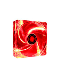 CASE FAN 120MM TRANSP 3PIN+4P/RED 12V XF046 XILENCE