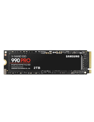 SSD, SAMSUNG, 990 PRO, 2TB, M.2, PCIE, NVMe, MLC, Write speed 6900 MBytes/sec, Read speed 7450 MBytes/sec, 2.3mm, TBW 1200 TB, 