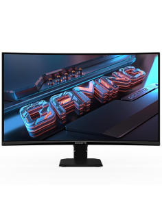 LCD Monitor, GIGABYTE, GS27QC EK, 27", Gaming/Curved, Panel VA, 2560x1440, 16:9, 170Hz, Matte, 1 ms, Tilt, Colour Black, GS27QC