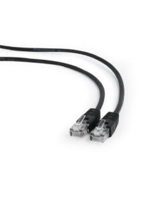 PATCH CABLE CAT5E UTP 0.5M/BLACK PP12-0.5M/BK GEMBIRD