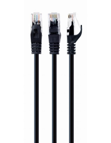 PATCH CABLE CAT6 UTP 0.5M/BLACK PP6U-0.5M/BK GEMBIRD