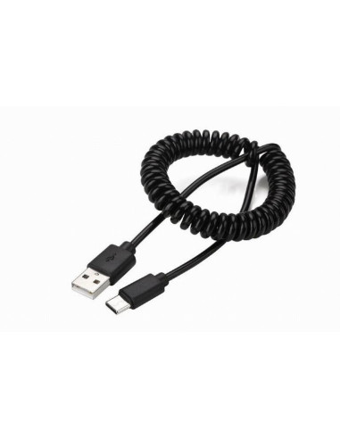 CABLE USB2 TO USB-C COILED/1.8M CC-USB2C-AMCM-6 GEMBIRD