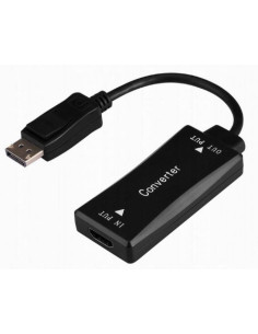 I/O ADAPTER HDMI TO DP/BLACK A-HDMIF30-DPM-01 GEMBIRD