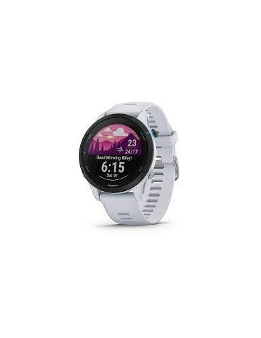 SMARTWATCH FORERUNNER 255MUSIC/WHITESTONE 010-02641-31 GARMIN