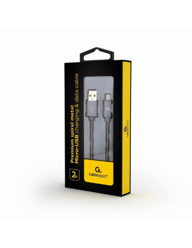 CABLE USB2 TO MICRO-USB 2M/CC-USB2S-AMMBM-2M-BG GEMBIRD