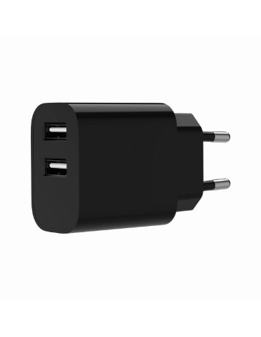 CHARGER USB UNIVERSAL BLACK/2P TA-UC-2A12-01-BK GEMBIRD