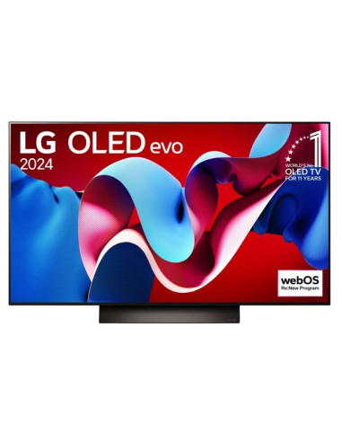 TV Set, LG, 83", OLED/4K/Smart, 3840x2160, Wireless LAN, Bluetooth, webOS, OLED83C41LA