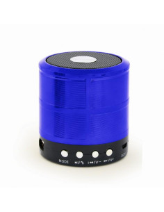 Portable Speaker, GEMBIRD, Blue, Portable/Wireless, 1xMicro-USB, 1xStereo jack 3.5mm, 1xMicroSD Card Slot, Bluetooth, SPK-BT-08