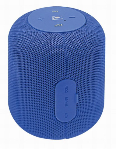 Portable Speaker, GEMBIRD, Portable/Wireless, 1xMicroSD Card Slot, Bluetooth, Blue, SPK-BT-15-B