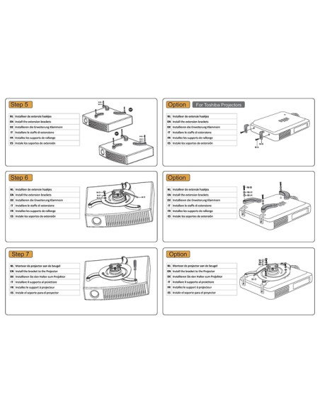 PROJECTOR ACC CEILING MOUNT/BEAMER-C80WHITE NEOMOUNTS PROJECTOR ACC CEILING MOUNT/BEAMER-C80WHITE NEOMOUNTS