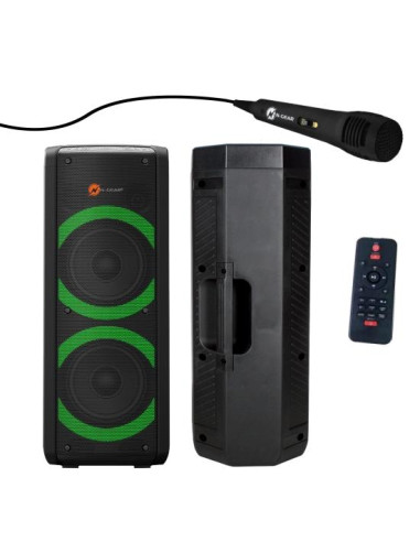 Portable Speaker, N-GEAR, LETS GO PARTY LGP72, Black, Wireless, Bluetooth, LGP72