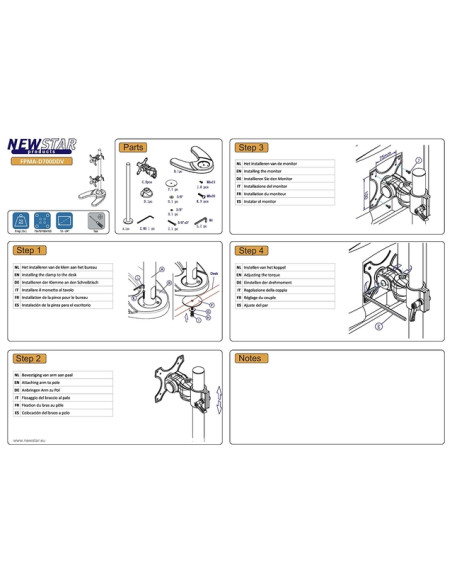 TV SET ACC DESK MOUNT BLACK/10-24" FPMA-D700DDV NEOMOUNTS TV SET ACC DESK MOUNT BLACK/10-24" FPMA-D700DDV NEOMOUNTS