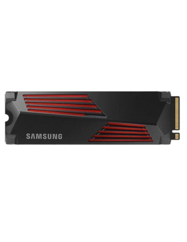 SSD, SAMSUNG, 990 PRO with Heatsink, 4TB, M.2, PCIe Gen4, NVMe, TLC, Write speed 6900 MBytes/sec, Read speed 7450 MBytes/sec, 2