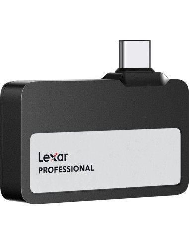 External SSD, LEXAR, SL400, 2TB, USB-C, Write speed 1000 MBytes/sec, Read speed 1050 MBytes/sec, LSL400X002T-RNBNG